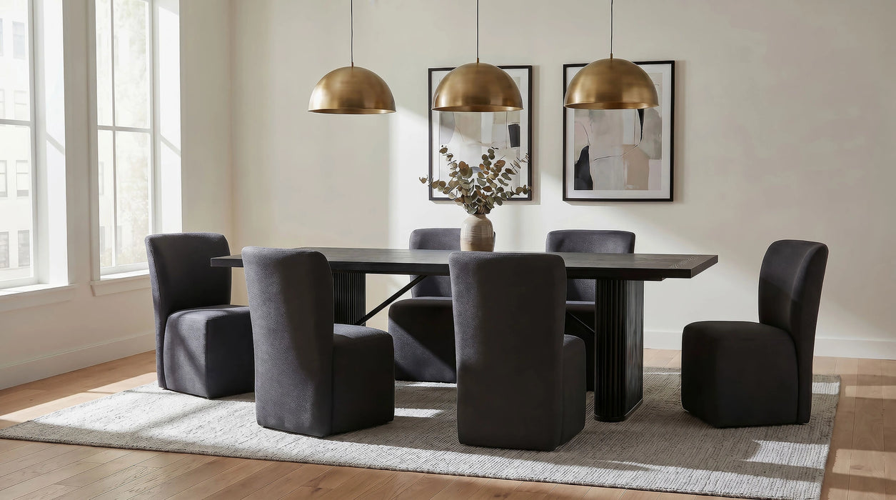 Aubrey Upholstered Barrel Dining Side Chair of 2