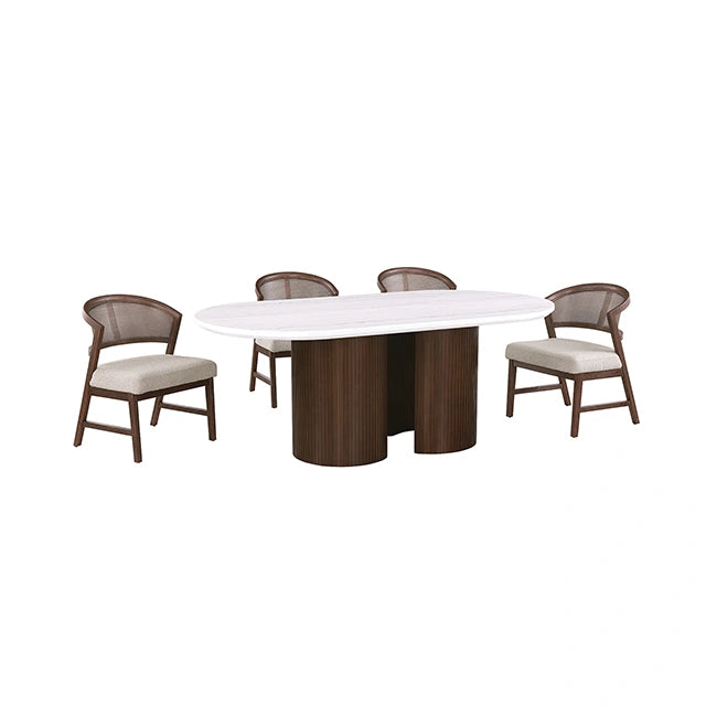 Narvik 5 Pc. Dining Table Set FM37026BR-OT-5PC-DW - Dining Table Set | Las Vegas Furniture Online - View 14