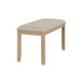 Salvino Dining Bench Natural - Bench | Las Vegas Furniture Online - View 6