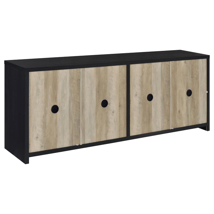 Denison Entertainment Center (TV Stand and 2 Media Tower)
