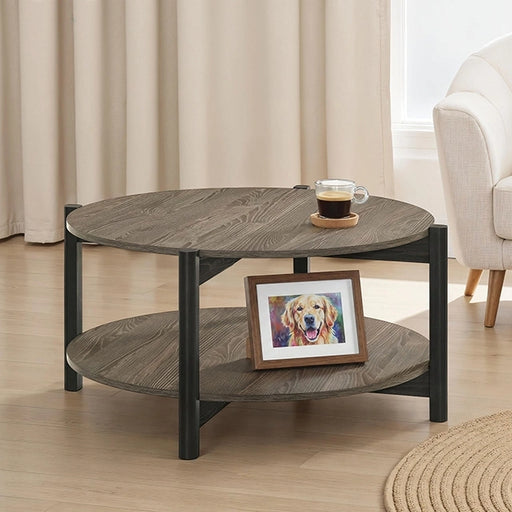 Hyde Round Coffee Table - Cocktail Table | Las Vegas Furniture Online