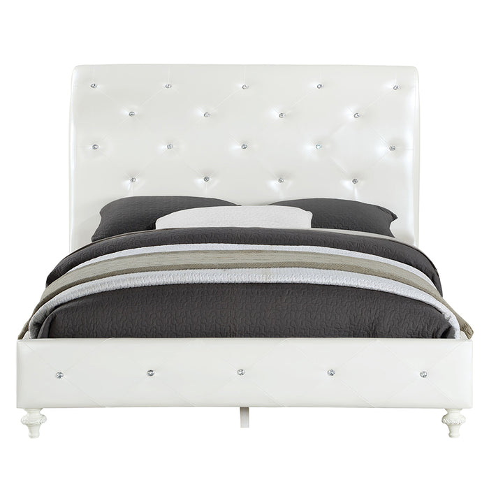 Twin Bed (Padded Sleigh)