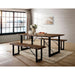 Dulce 6 Pc Dining Table Set w/ Bench - Dining Table Set | Las Vegas Furniture Online - View 5
