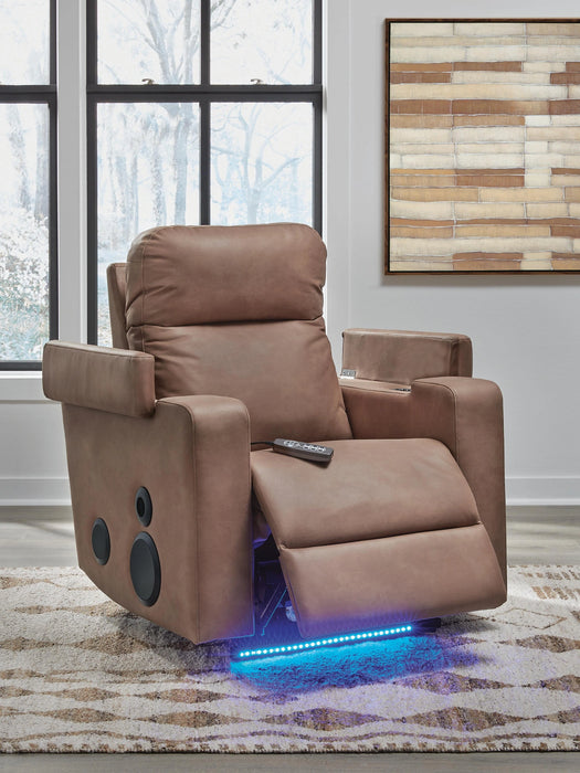 Lorrenton Power Glider Recliner with Audio System