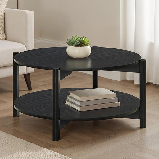 Hyde Round Coffee Table - Cocktail Table | Las Vegas Furniture Online