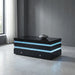 Maloy Rectangle Cocktail Table w/ Drawers - Cocktail Table | Las Vegas Furniture Online