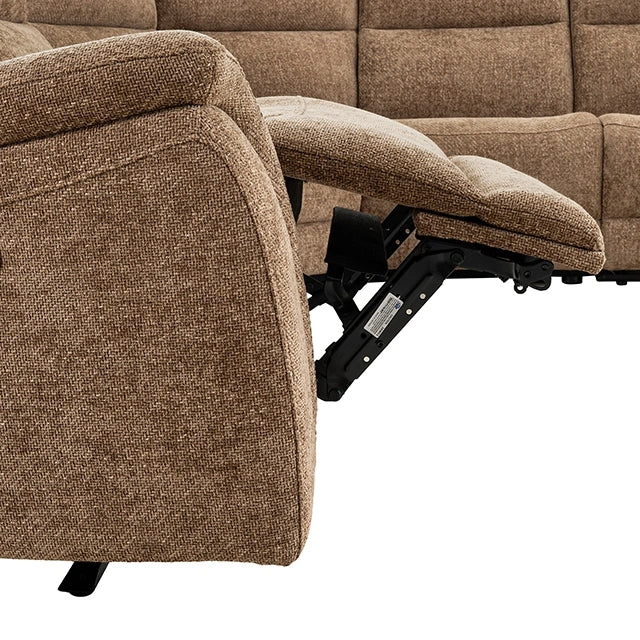 Mattheus Power Sectional with Console + 3 Recliners - Sectional | Las Vegas Furniture Online - View 27