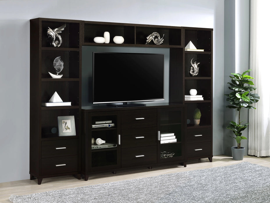 Lewes Entertainment Center (TV Stand, 2 Media Tower and Bridge)