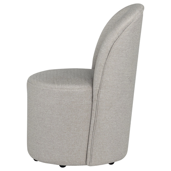 Aubrey Upholstered Barrel Dining Side Chair of 2
