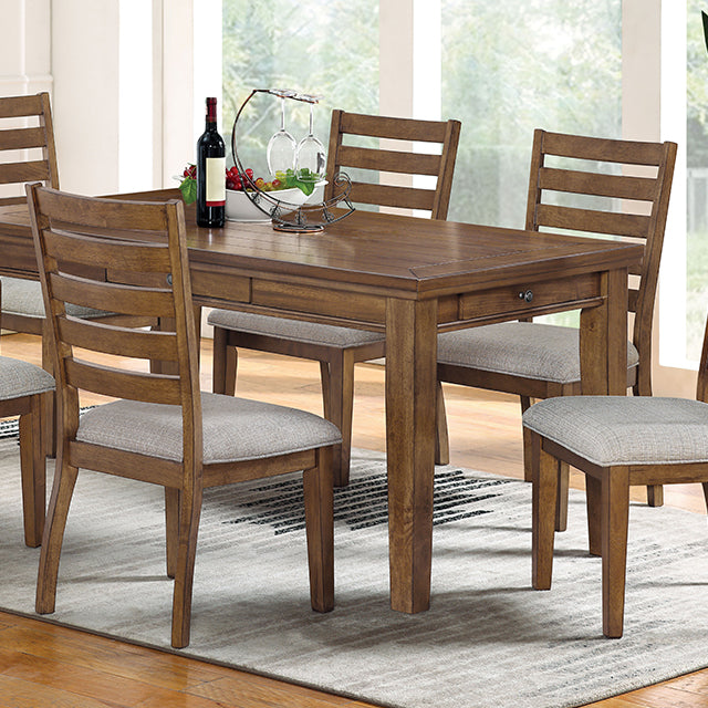 Rapidview 6 Pc Dining Table Set with Bench - LasVegasFurnitureOnline.com