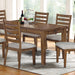 Rapidview 6 Pc Dining Table Set with Bench - LasVegasFurnitureOnline.com