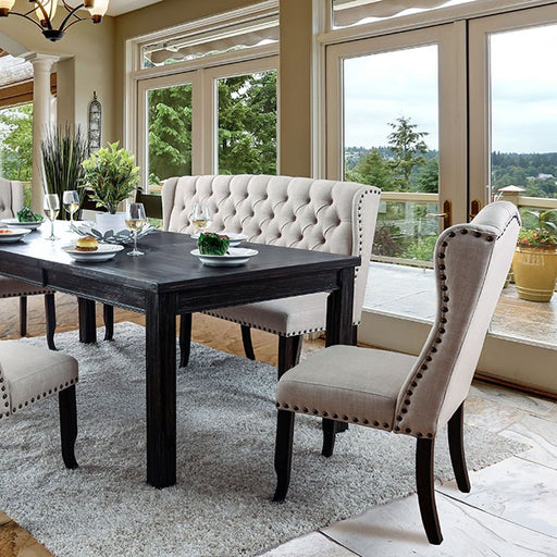 Sania 9 Pc Dining Table Set - LasVegasFurnitureOnline.com