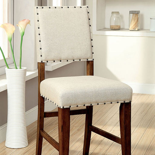 SANIA Rustic Oak Counter Ht. Chair (2/CTN) - LasVegasFurnitureOnline.com