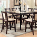 Brent Counter Ht Table Set - LasVegasFurnitureOnline.com