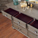 Syracuse Bed Cherry & Grey - LasVegasFurnitureOnline.com