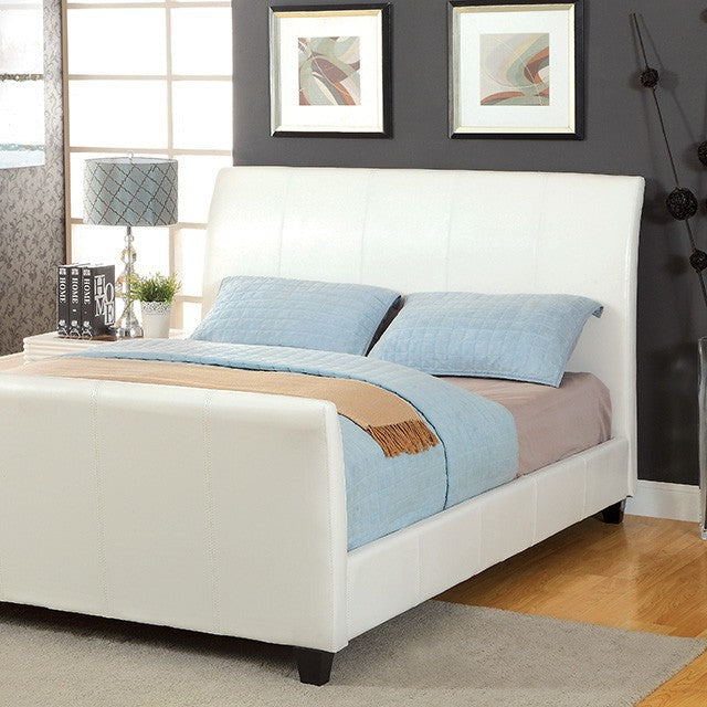 Maynard Bed White - LasVegasFurnitureOnline.com