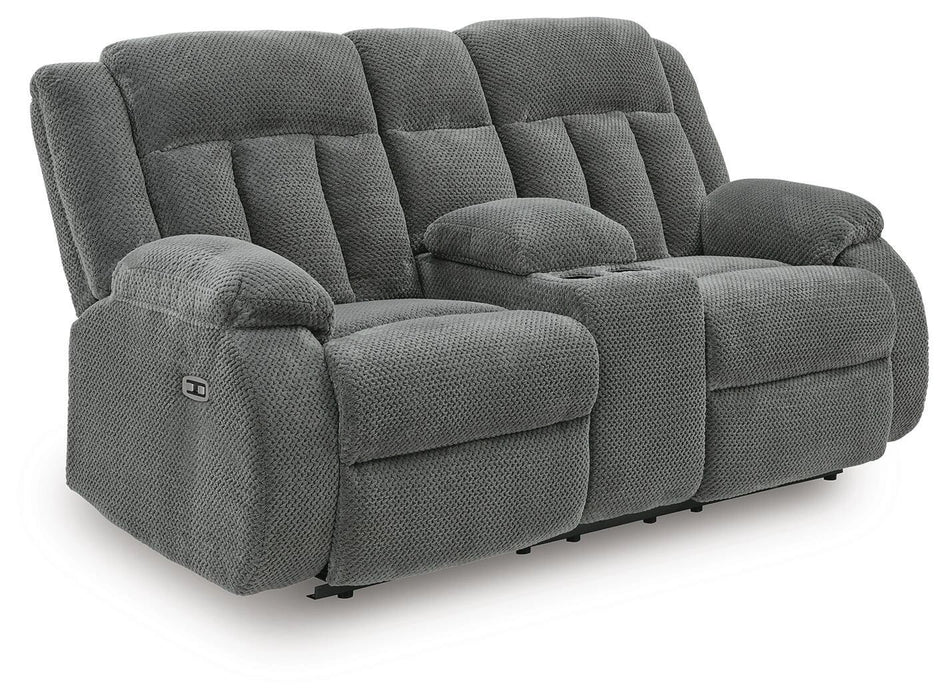 Observation Power Reclining Loveseat with Console
