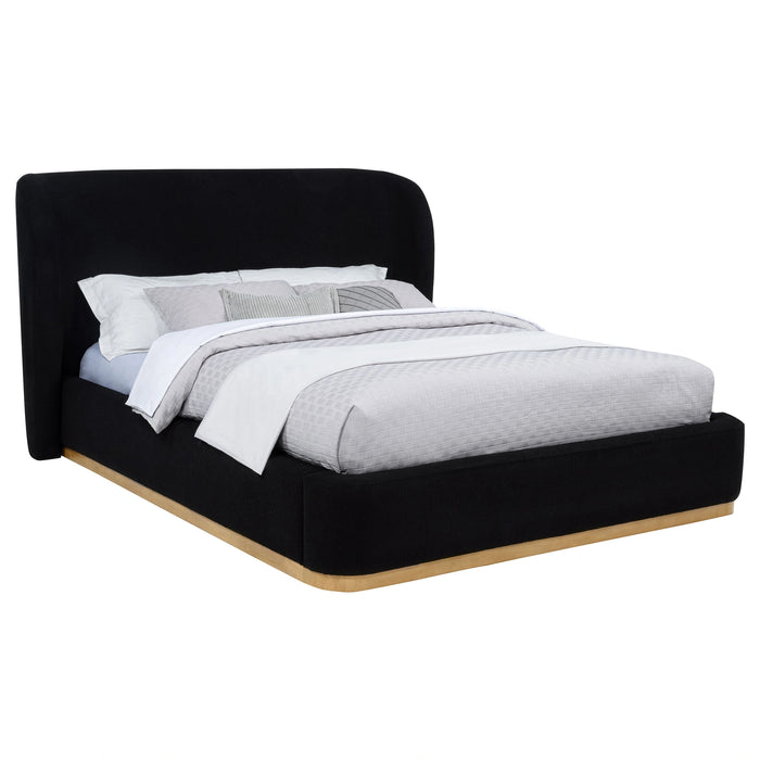 Blaire Upholstered Wingback Platform Bed