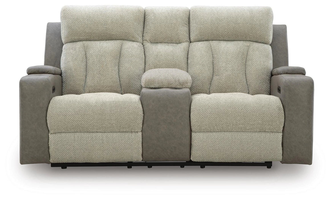 WhipLash Power Reclining Loveseat with Console - LasVegasFurnitureOnline.com