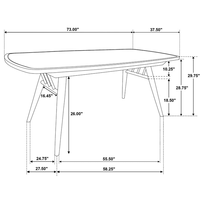 Croyden Dining Set (Table and 6 Chair)