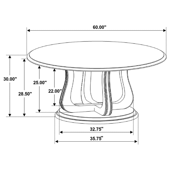 Trofello Dining Set (Table and 4 Chair)