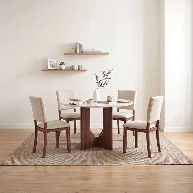 Oberto Round Dining Table - Dining Table | Las Vegas Furniture Online - View 15