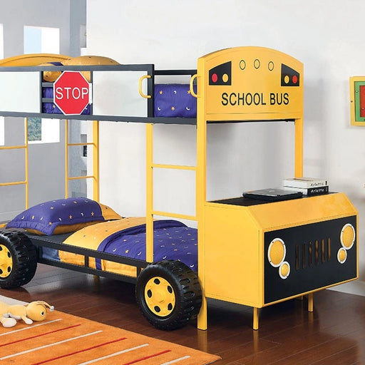 Twin Decker Twin/Twin Bunk Bed - Bunk Bed | Las Vegas Furniture Online
