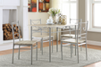 Fontana 5-pc Rectangular Dining Set - LasVegasFurnitureOnline.com
