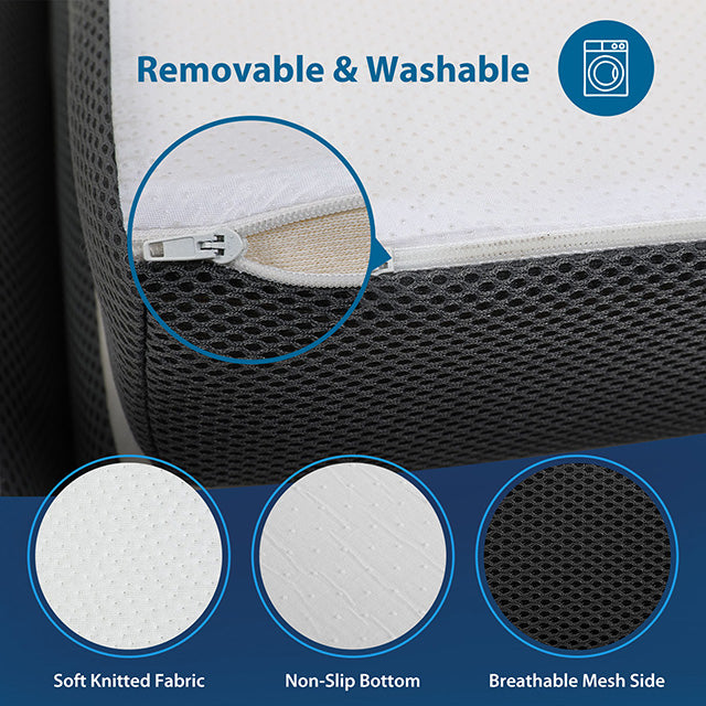 Hollyhock 4" Twin XL Tri-Fold Memory Foam Topper