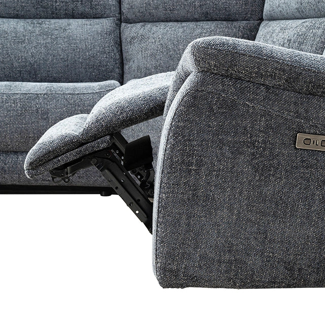 Mattheus Power Sectional with Cooler + 3 Recliners - Sectional | Las Vegas Furniture Online - View 15