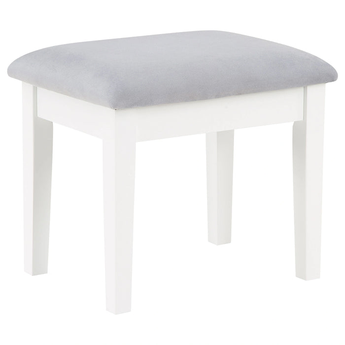 Regina Makeup Vanity Table with LED Mirror and Stool Set