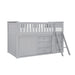 Orion-(5) Low Loft Bunk with Bookcase and Dresser image