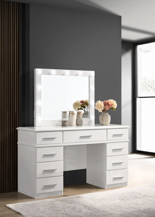 Felicity Makeup Vanity Table with LED Mirror Set