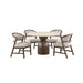 Cirava 5 Pc. Dining Table Set FM37027BR-RT-5PC-WH - Dining Table Set | Las Vegas Furniture Online - View 6