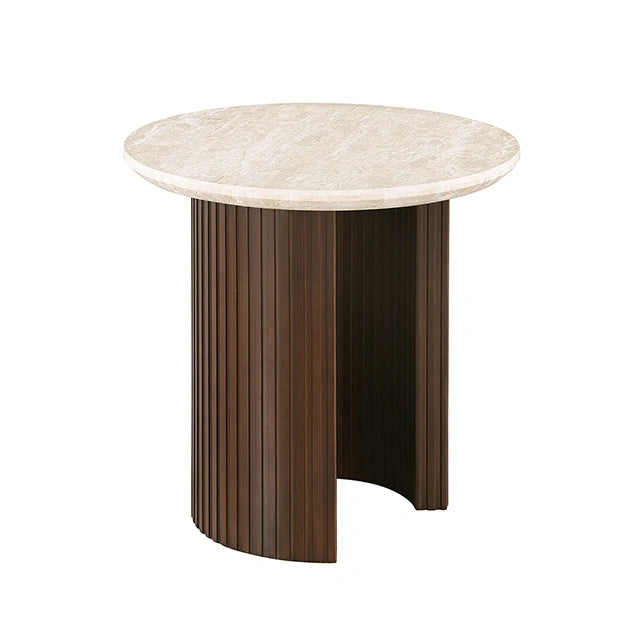 Alvik End Round Table - Table | Las Vegas Furniture Online - View 6