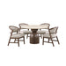 Cirava 5 Pc. Dining Table Set FM37027BR-RT-5PC-WH - Dining Table Set | Las Vegas Furniture Online - View 7