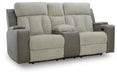 WhipLash Power Reclining Loveseat with Console - LasVegasFurnitureOnline.com
