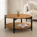 Hyde Round Coffee Table - Cocktail Table | Las Vegas Furniture Online