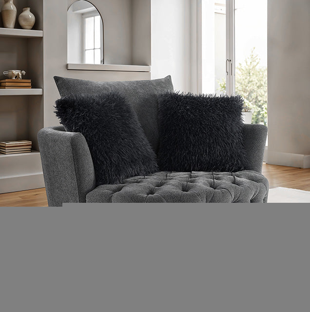 Sofi Button Tufted Swivel Chair - LasVegasFurnitureOnline.com
