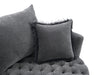 Sofi Button Tufted Swivel Chair - LasVegasFurnitureOnline.com