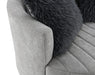 Hoople Channel Tufted Swivel Chair - LasVegasFurnitureOnline.com