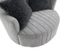 Hoople Channel Tufted Swivel Chair - LasVegasFurnitureOnline.com