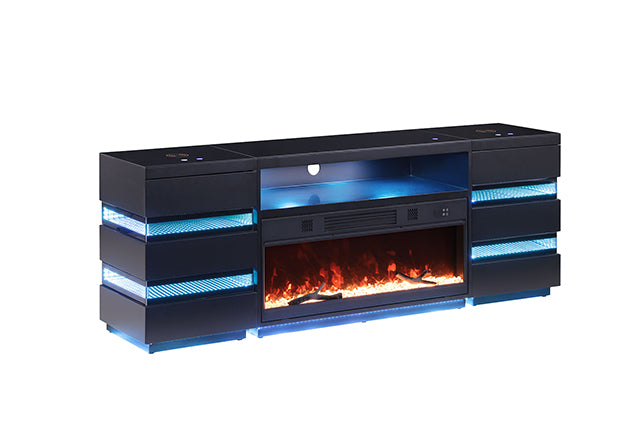 Terni TV Stand w/ Fireplace - LasVegasFurnitureOnline.com