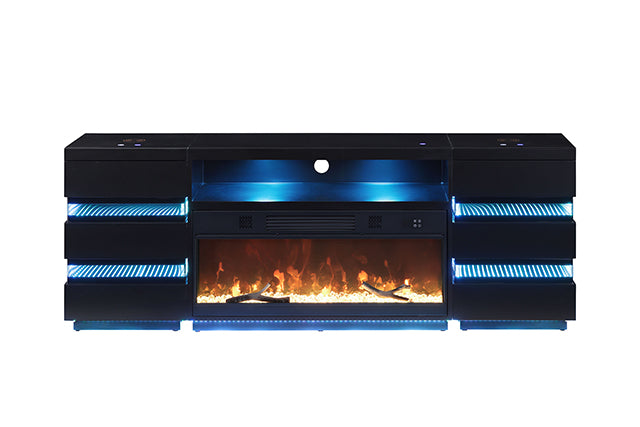 Terni TV Stand w/ Fireplace - LasVegasFurnitureOnline.com