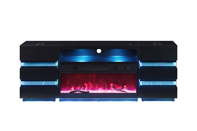 Terni TV Stand w/ Fireplace - LasVegasFurnitureOnline.com