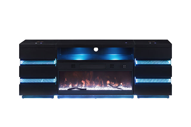 Terni TV Stand w/ Fireplace - LasVegasFurnitureOnline.com