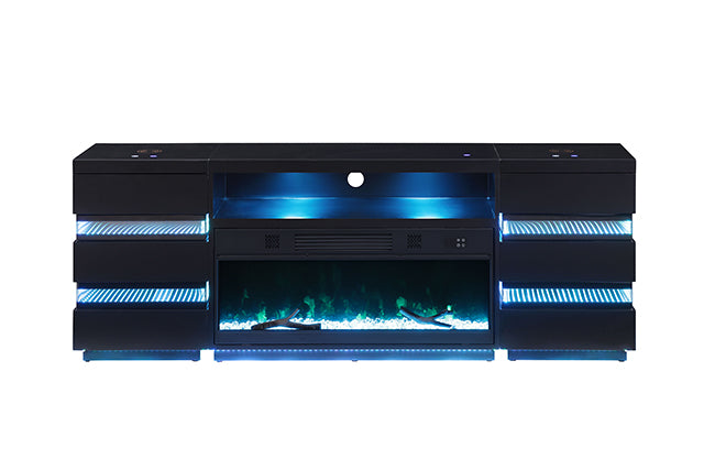 Terni TV Stand w/ Fireplace - LasVegasFurnitureOnline.com