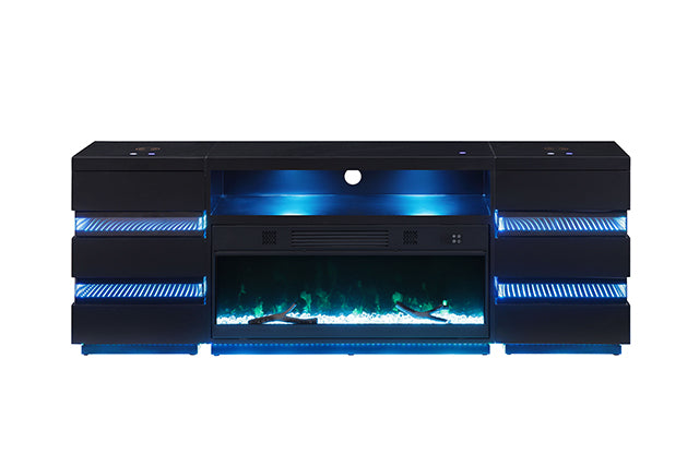 Terni TV Stand w/ Fireplace - LasVegasFurnitureOnline.com