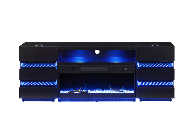 Terni TV Stand w/ Fireplace - LasVegasFurnitureOnline.com