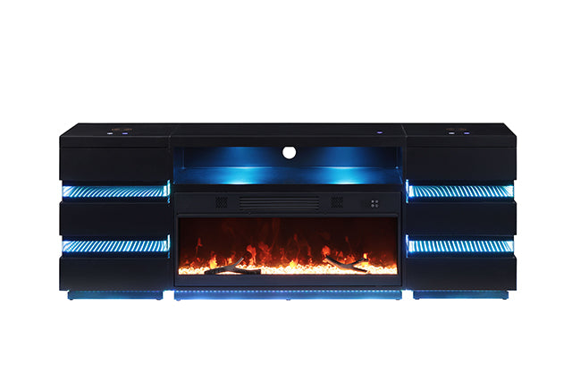 Terni TV Stand w/ Fireplace - LasVegasFurnitureOnline.com